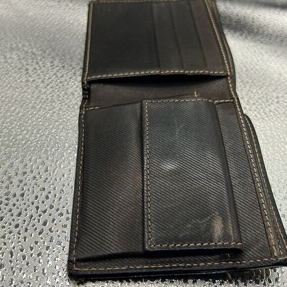 Gucci GG Monogram Bifold Wallet Brown Tan Canvas Cardholder Luxury Classic - Picture 10 of 13